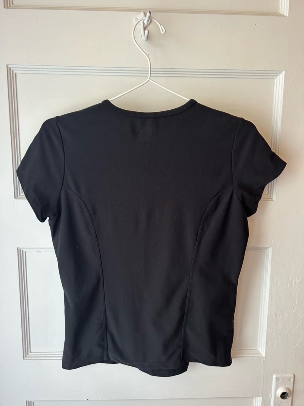 Nike Black V-Neck Short Sleeve Performance Tee - Picture 4 of 8